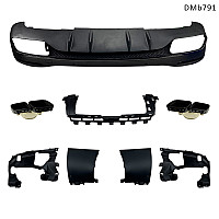 Тунинг заден дифузьор с черни накрайници Mercedes AMG GLE GLS W167 19+ - DMb791